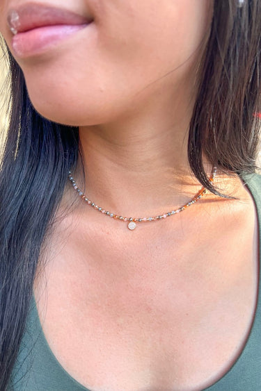 Beaded Charm Necklace
