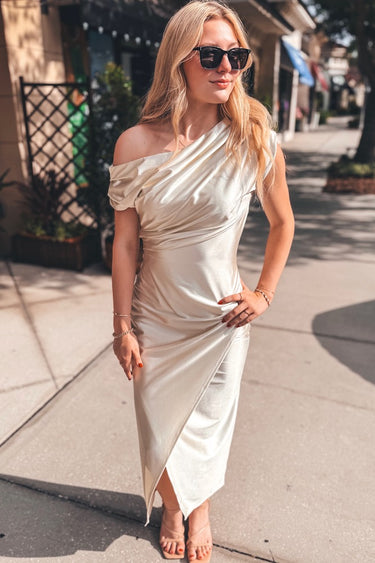 Asymmetric Maxi Dress