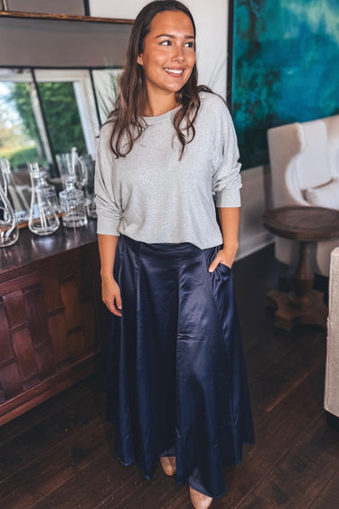 High Waisted Maxi Skirt