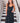 Floral Velvet Tea Length Dress