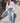Distressed High Rise Straight Jean