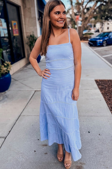 Crochet Detailed Maxi Dress