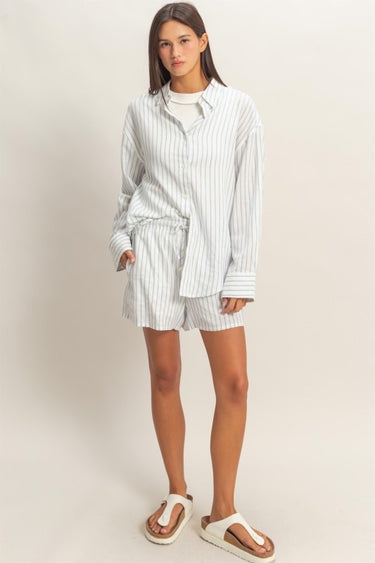Striped Oversize Blouse