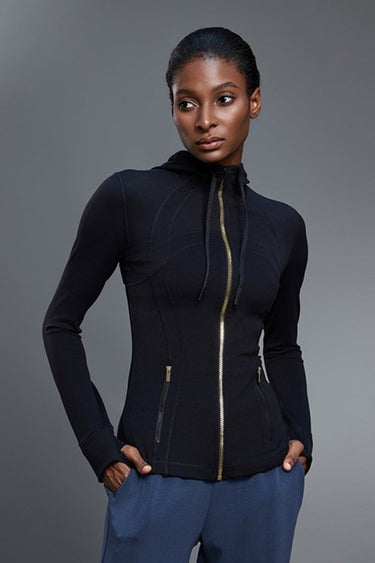Fitted Athletic Hoodie