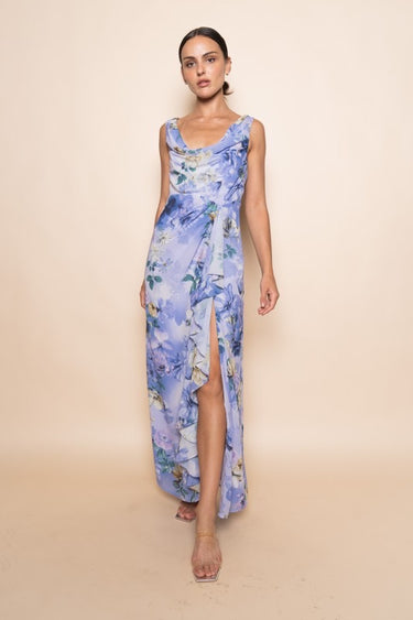 Cowl Neck Maxi Dress
