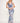 Burnout Deep V-Neck Gown