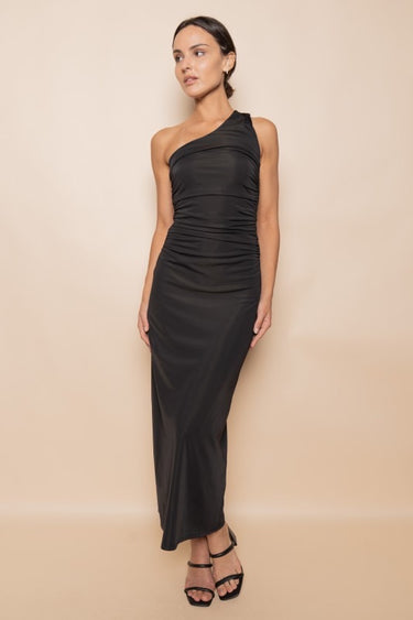 One Shoulder Maxi Dress