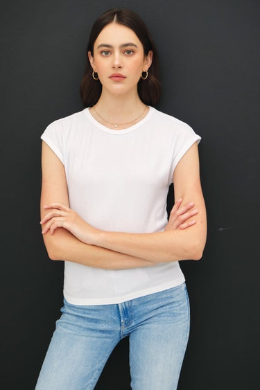 Ribbed Tee