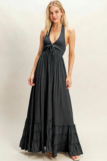 Smocked Halter Dress