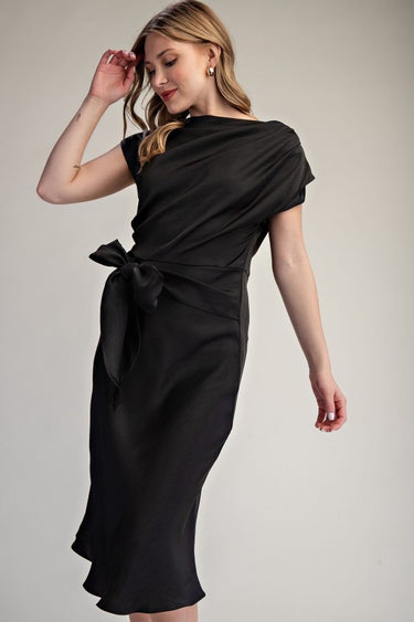 Satin Midi Dress