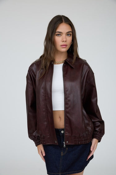Vegan Leather Jacket