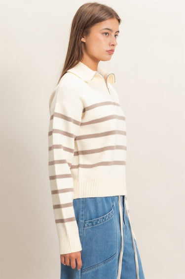 Quarter Zip Sweater