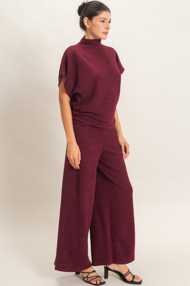 Ribbed Short Sleeve Sweater
