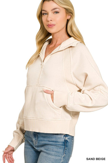 Half Zip Sweatshirt