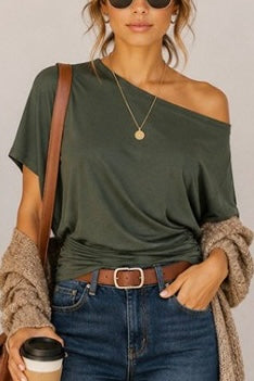 Off The Shoulder Ruched Top