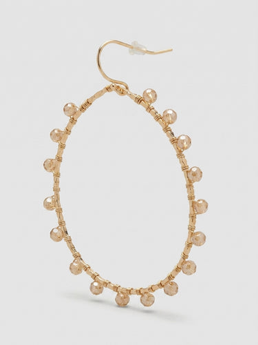 Beaded Teardrop Earring