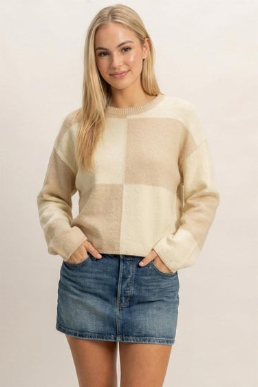 Checkered Sweater