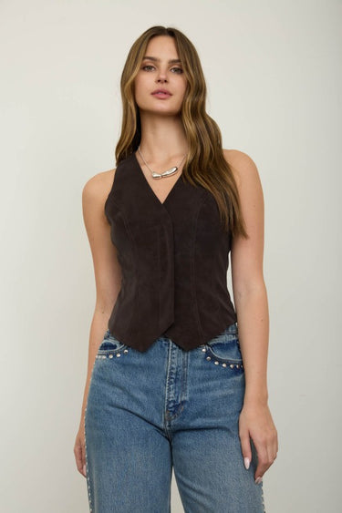 Suede Vest