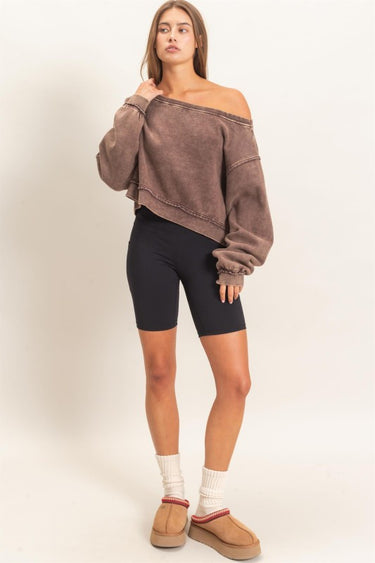 Off The Shoulder Sweatshirt
