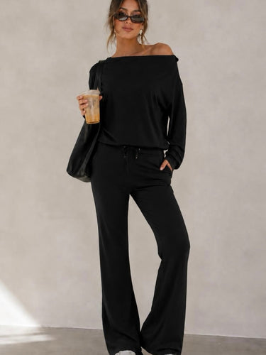 Knit Wide Leg Pants