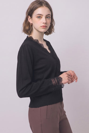 Lace Detailed Cardigan