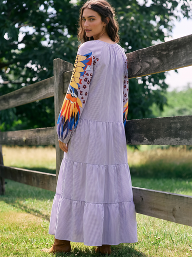 Striped Maxi Dress