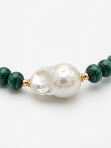 Stone & Pearl Necklace