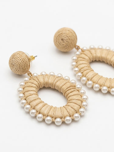 Woven Oval Earring