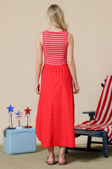 Striped Maxi Dress