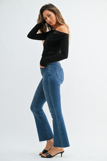High Rise Crop Flare