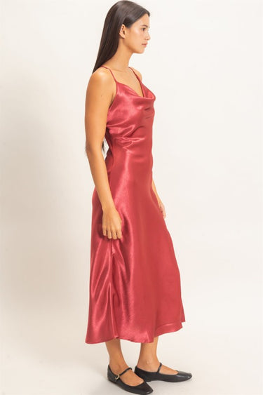 Cowl Neck Maxi Dress