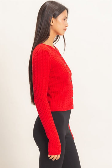 Cable Knit Cardigan