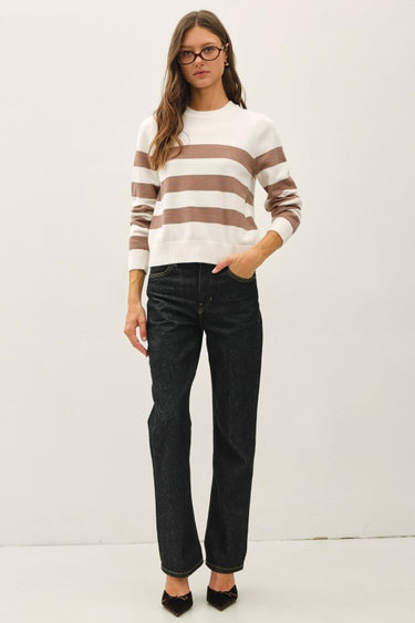 Striped Crewneck Sweater