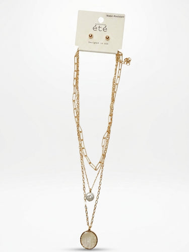 Layered Pearl Necklace