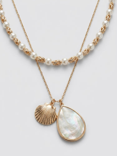 Layered Pearl Necklace