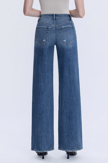 High Rise Wide Leg Jean