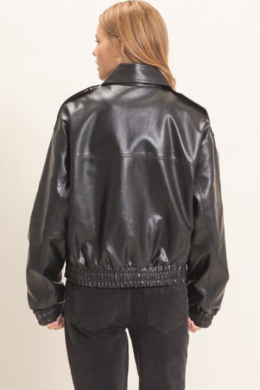 Vegan Leather Jacket