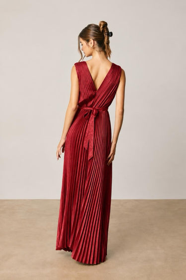 Pleated Gown