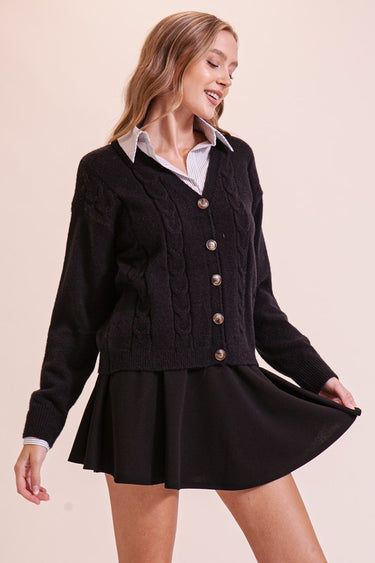 Layered Cardigan