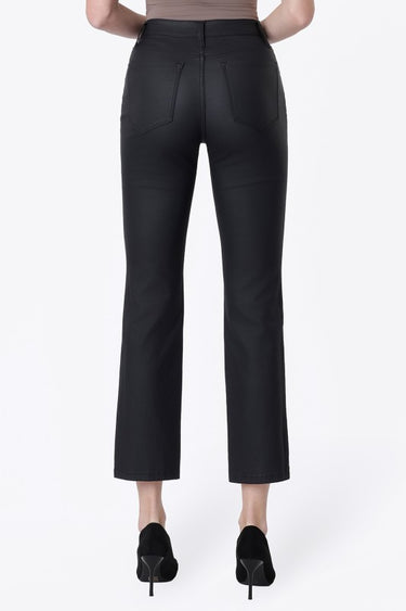 Coated Straight Leg Jean