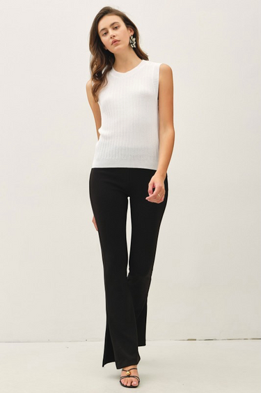 Knit Crewneck Tank