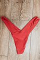 High Cut Swim Bottom Red