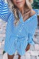 Striped Button Down Blouse