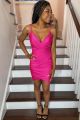 Wrapped Bodycon Fuschia