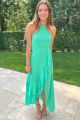 Halter Maxi Dress Green