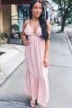 Floral Maxi Dress Mauve