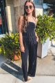 Strapless Jumpsuit Black