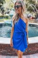 One Shoulder Knot Dress