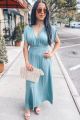 V-Neck Maxi Dress Sage