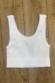 Seamless Crop Top White